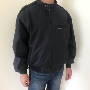 Black Vintage Members Only Jacket